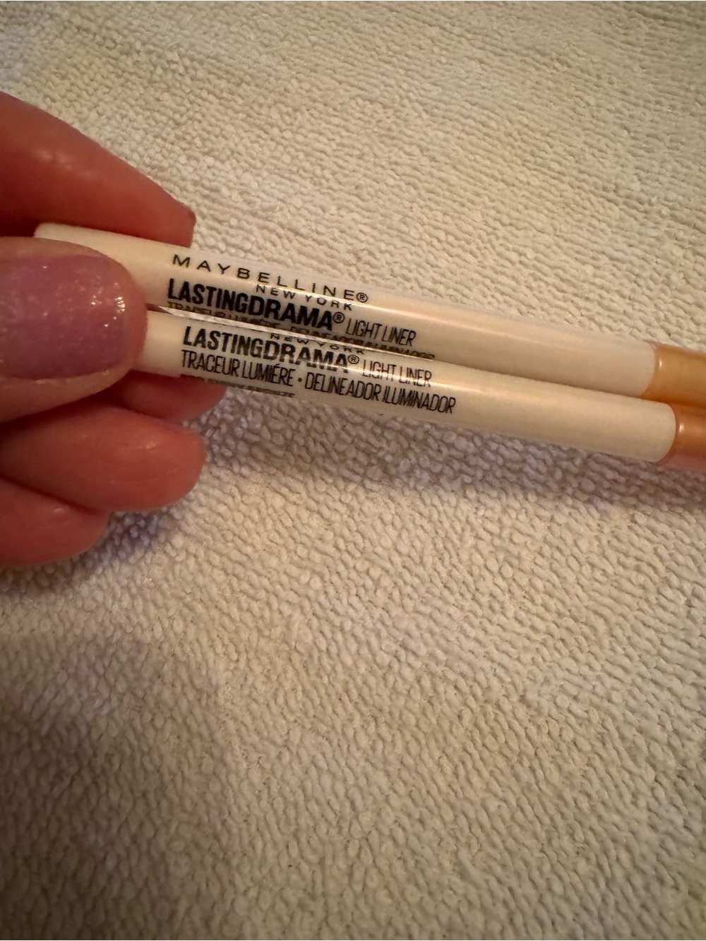 New 2- Maybelline Lasting Drama Light Liner - Champagne Gold Shade